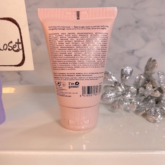 Miriam Quevedo Black Baccara Hair Multiplying Mask, NEW -Travel Size 30 ml - Picture 3 of 10